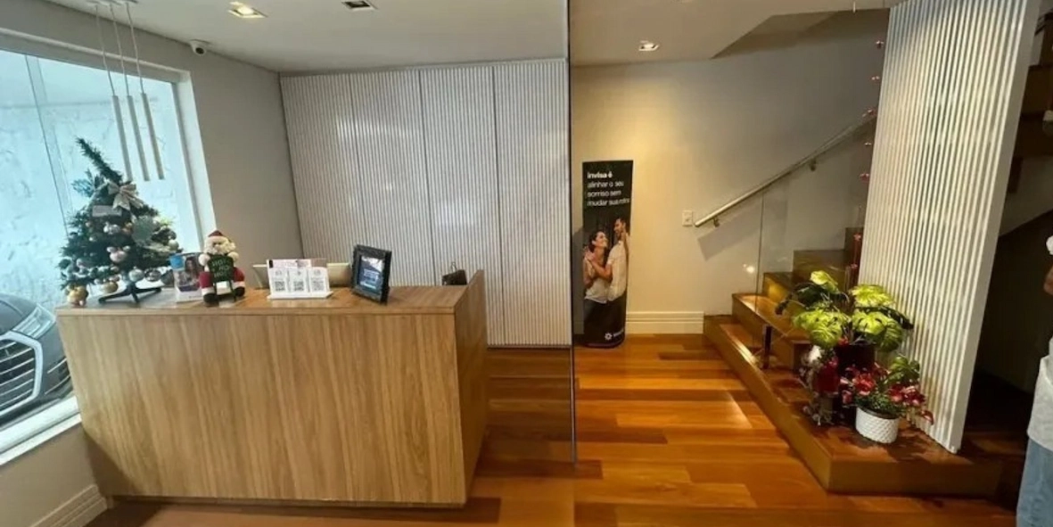Recepção da Clínica OSLO no Tatuapé, São Paulo